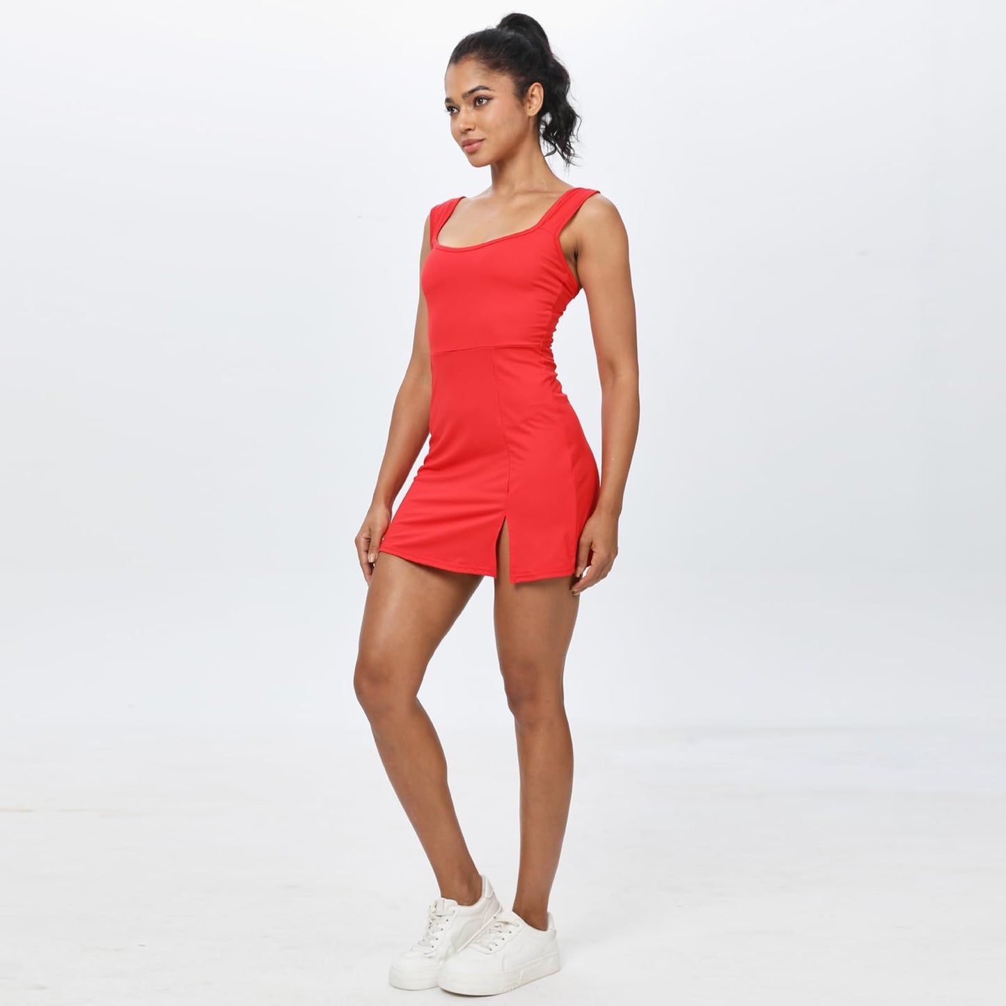 Vestido Corto Mujer sin Mangas
