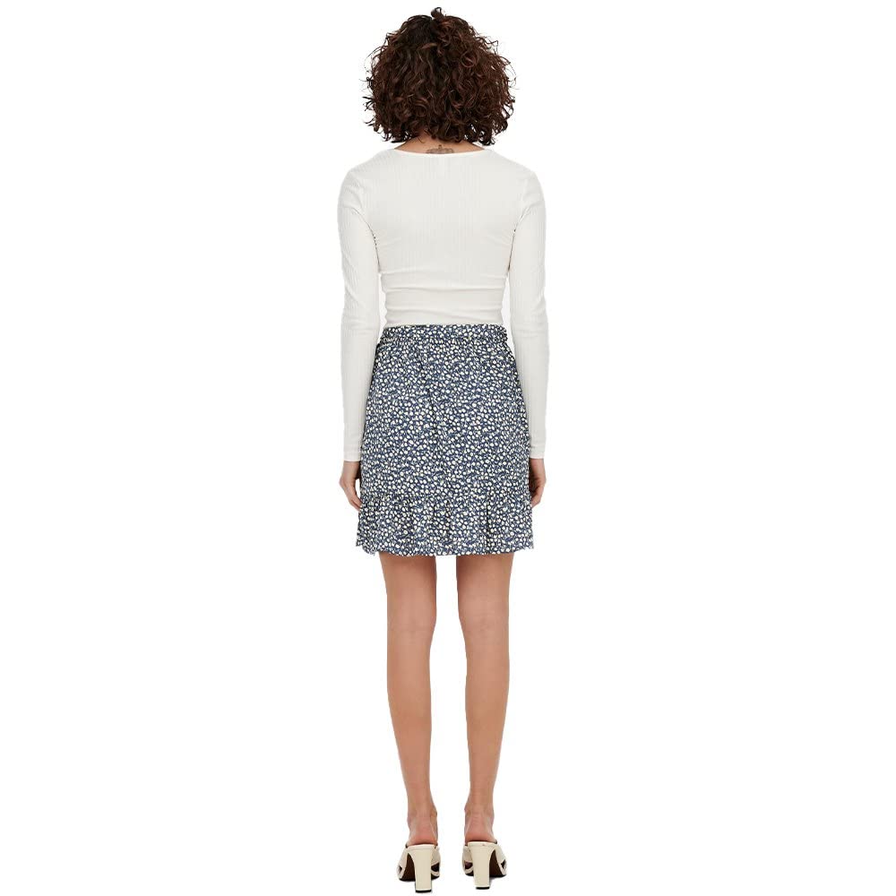 EBXN Wrap Skirt Wvn Noos Falda para Mujer