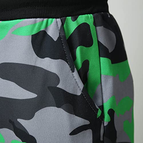EBXN Pantalones cargo de cintura elástica