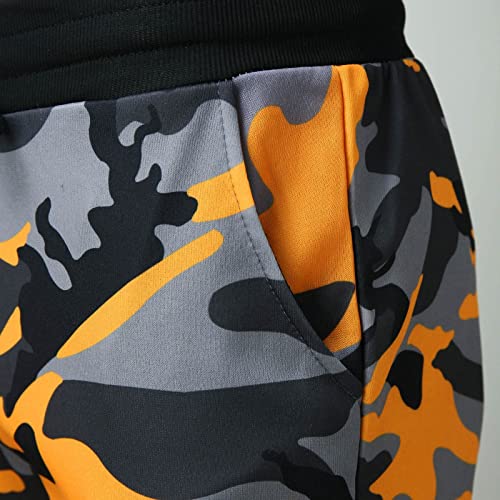 EBXN Pantalones cargo de cintura elástica
