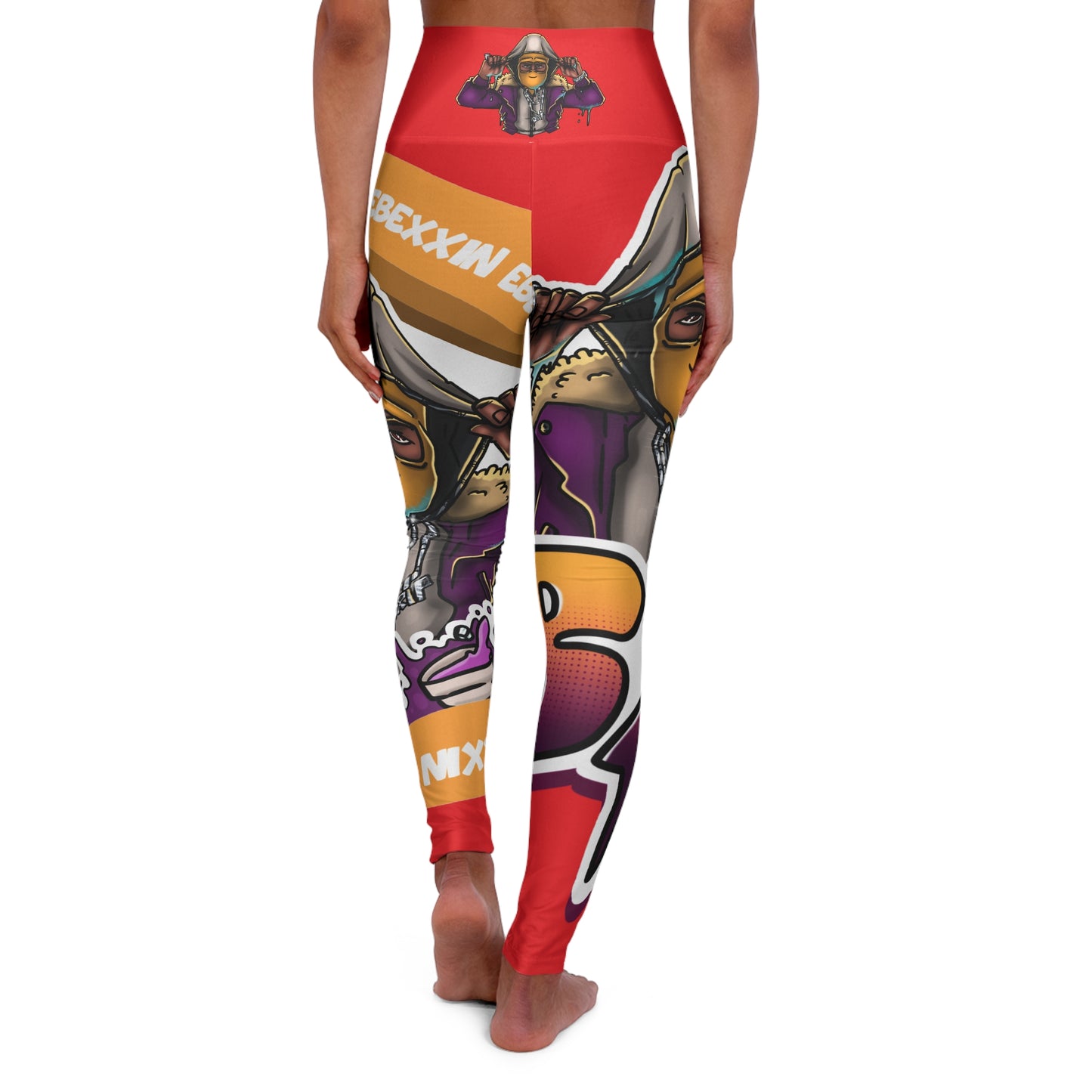 High Waisted Yoga Leggings (AOP)