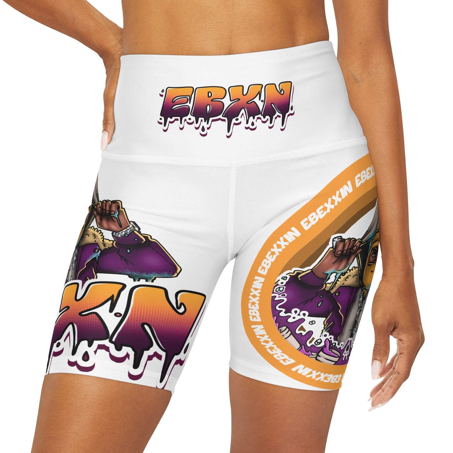 High Waisted Yoga Shorts