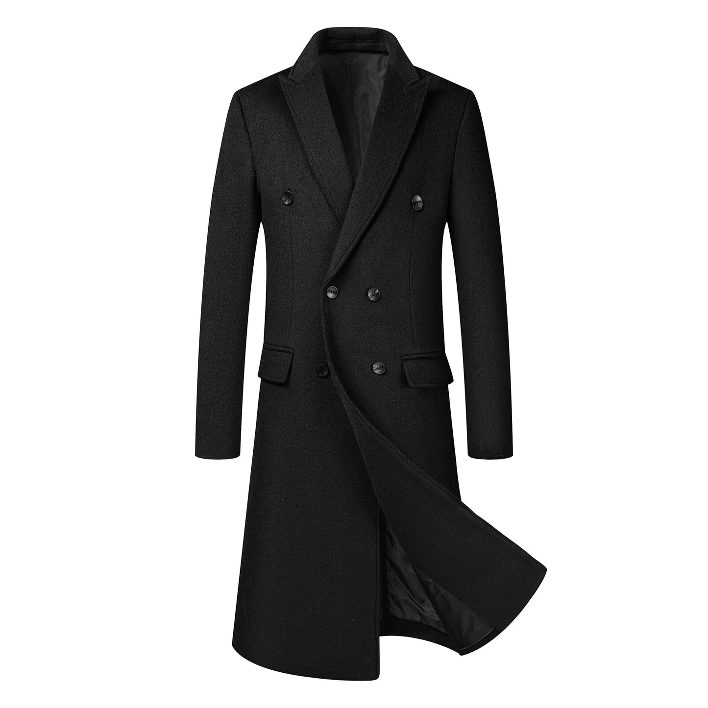 eBexxin - Men's Double-Breasted Warm Coat