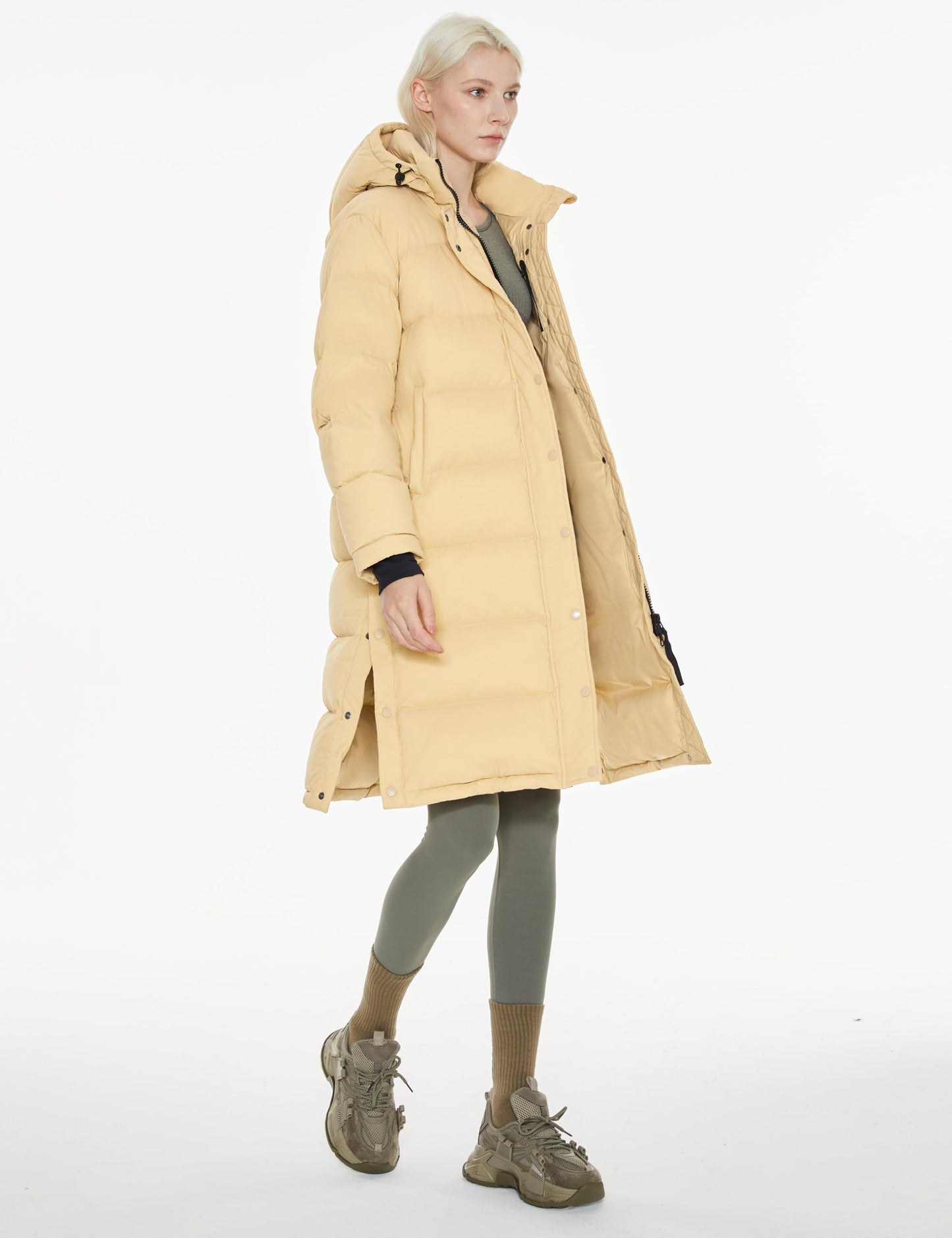 EBXN Jacket Detachable Hooded Puffer Jacket