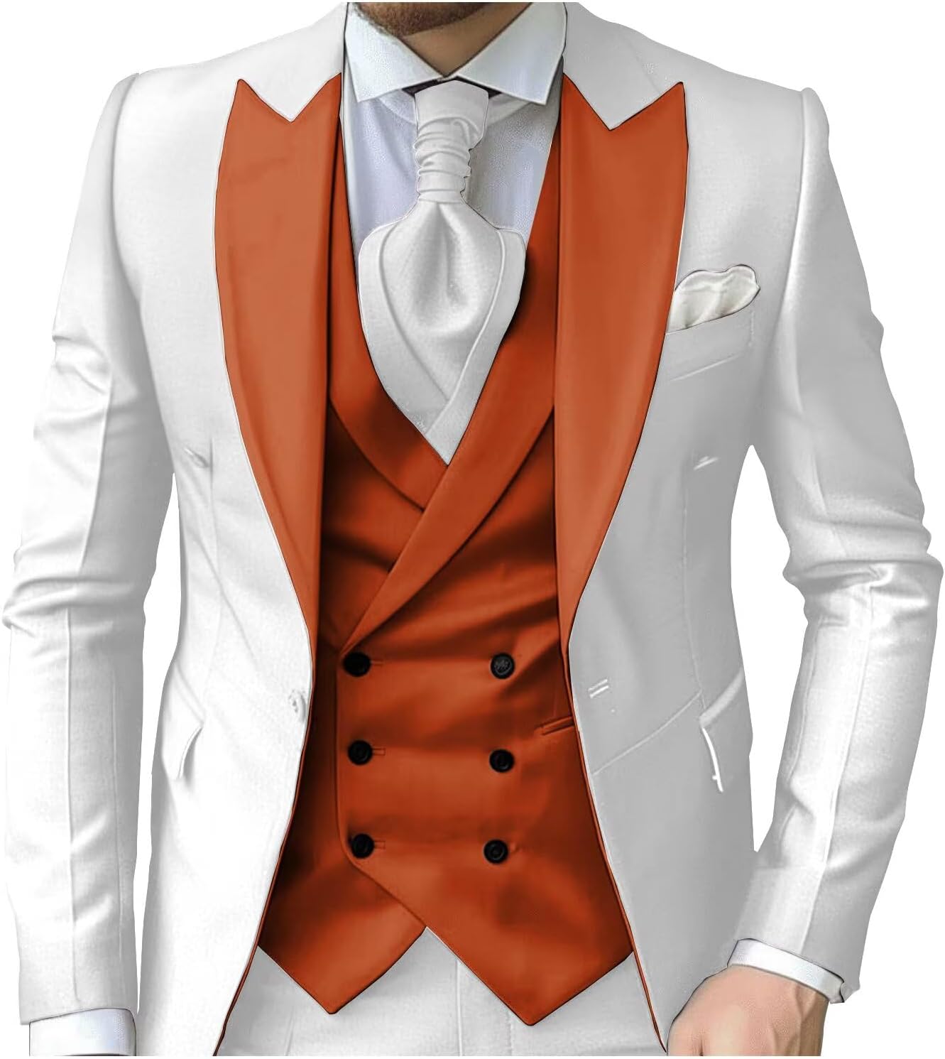eBexxin - Suits for Men Slim Fit 3 Piece