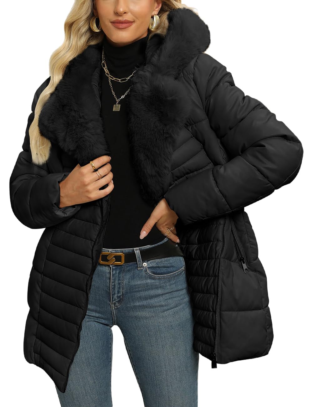 EBXN Winter Puffer Jacket Cold-Resistant