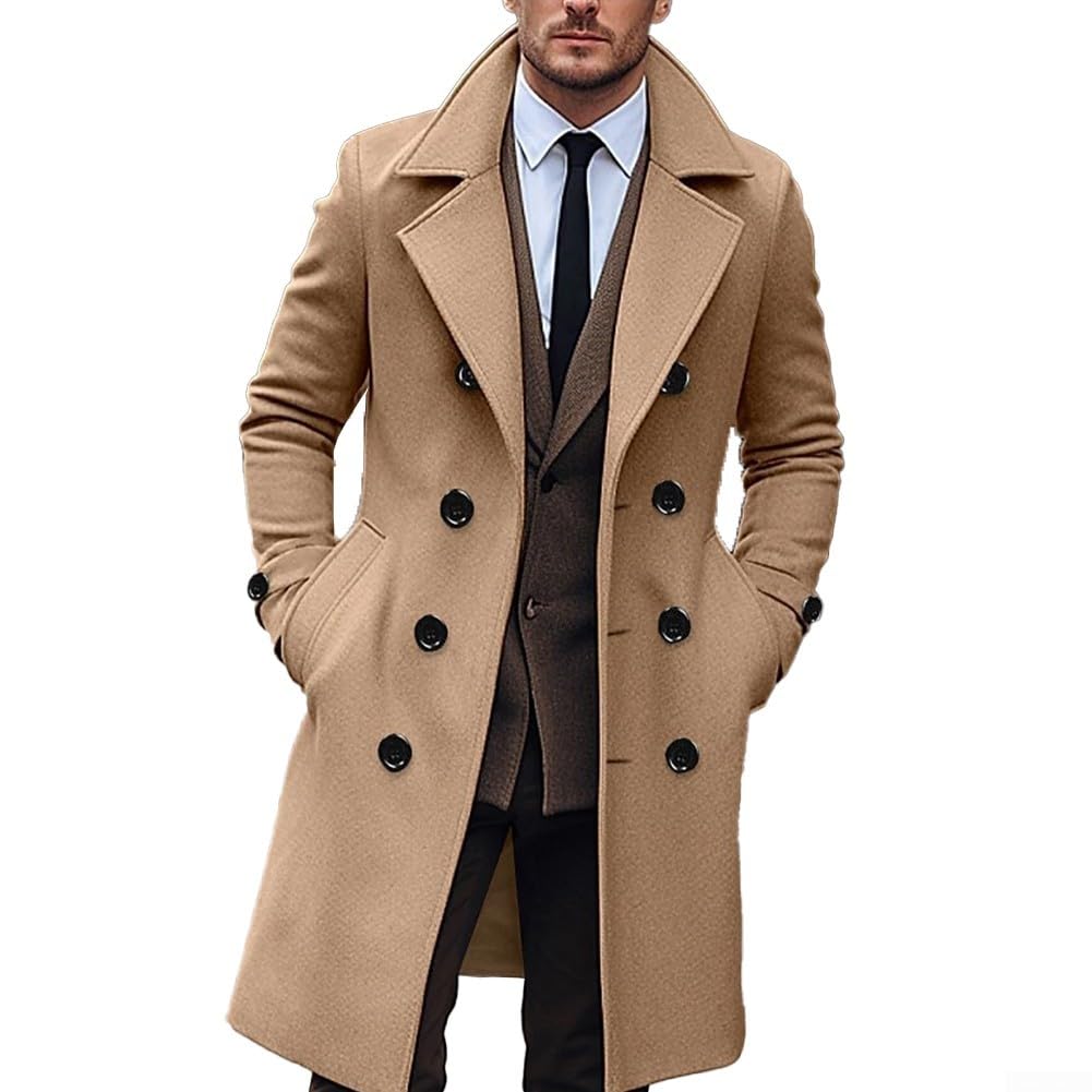 eBexxin - Men's Thick Wool Winter Coat