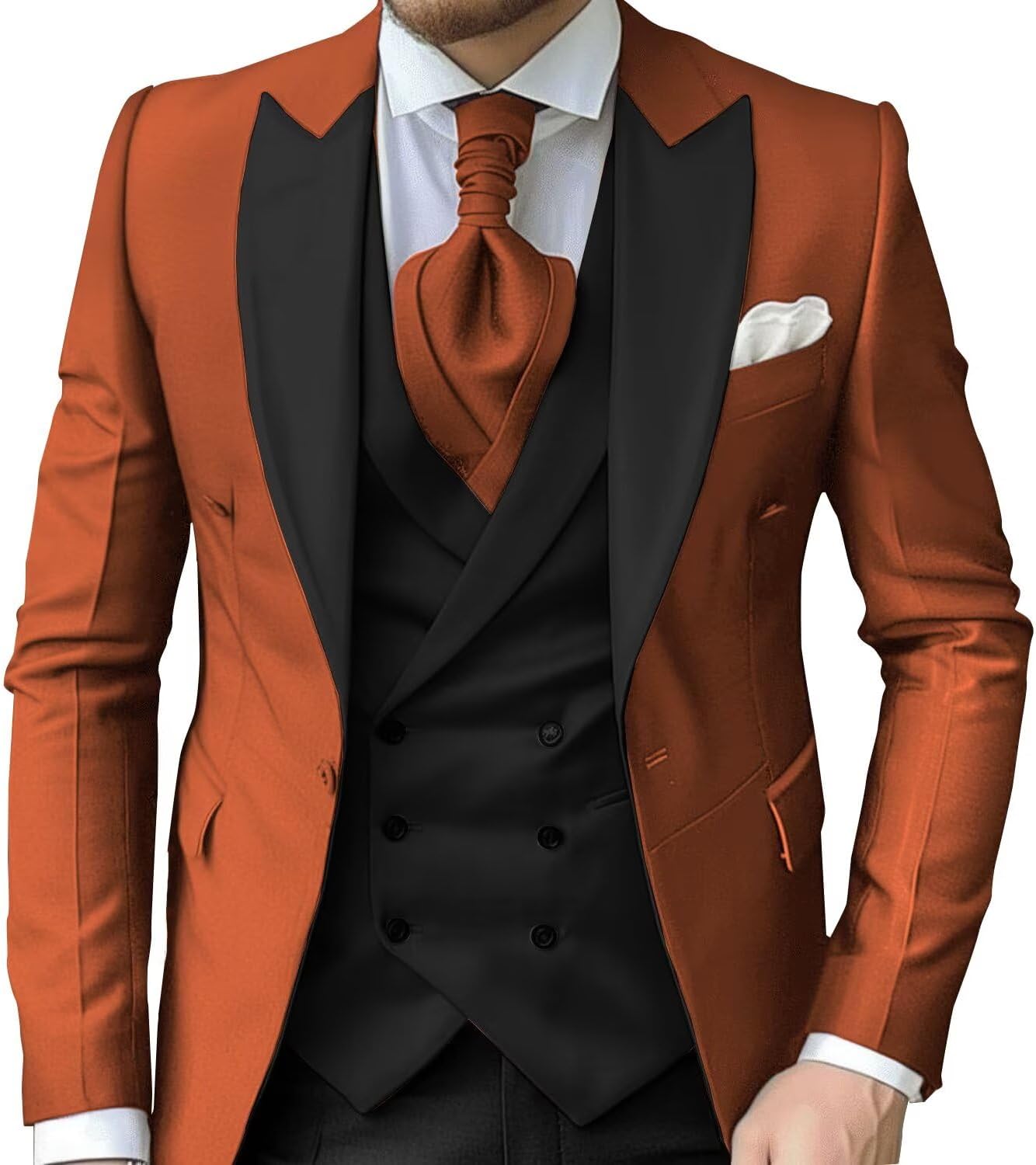 eBexxin - Suits for Men Slim Fit 3 Piece