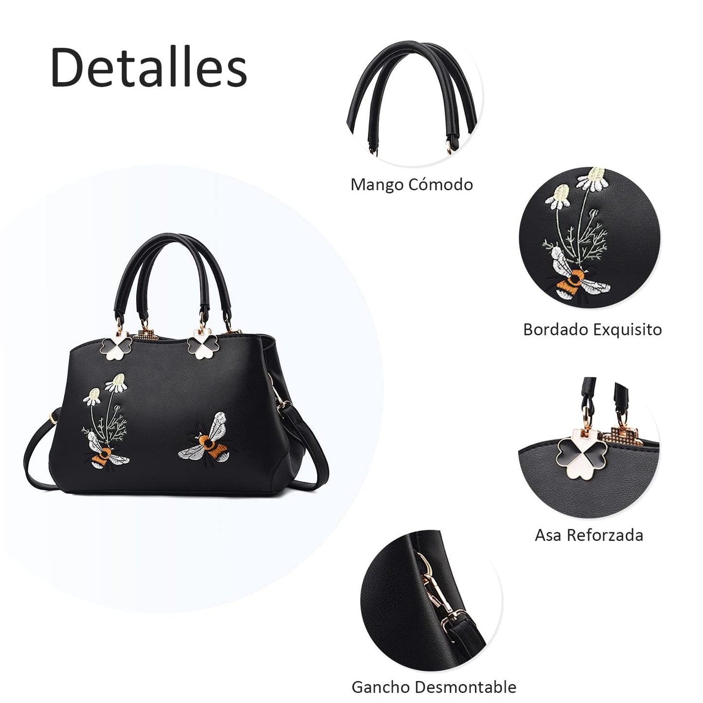 EBXN Elegante Bolsos para Mujer