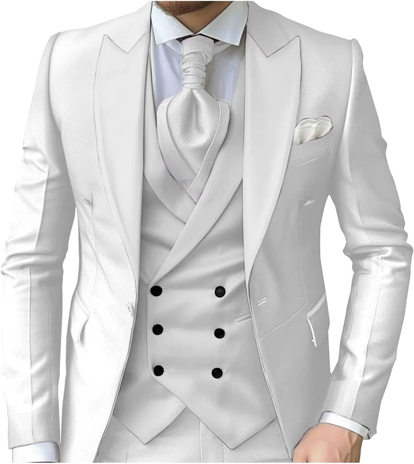 eBexxin - Suits for Men Slim Fit 3 Piece