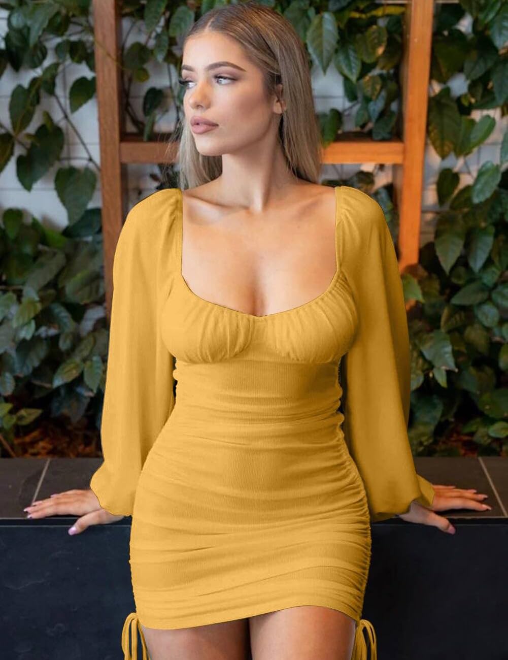 Vestido Mujer Corto Mini Bodycon