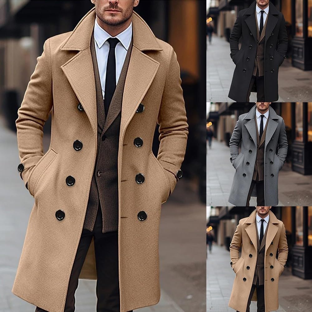 eBexxin - Men's Thick Wool Winter Coat