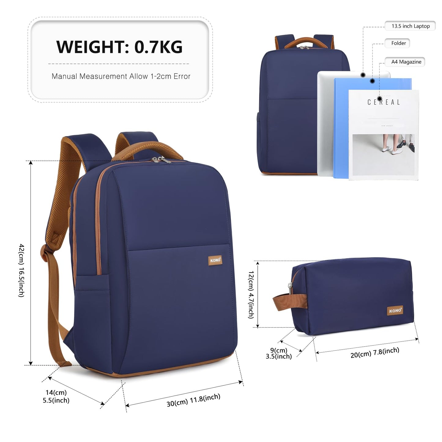 EBXN Mochila para Ordenador Portatil