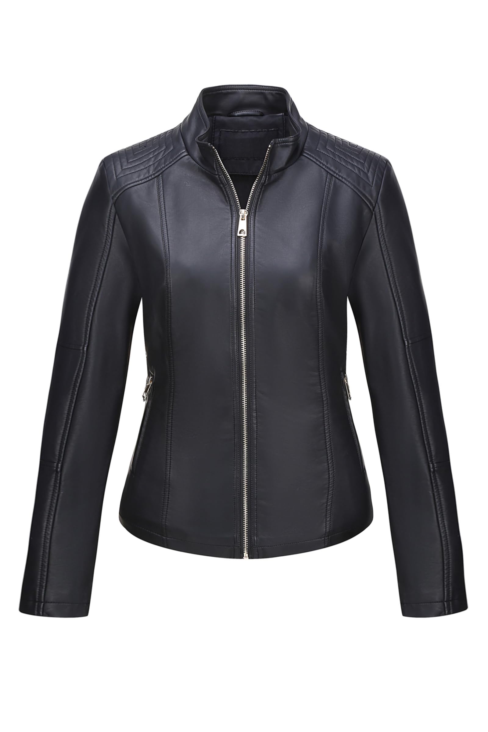 EBXN  Chaqueta Para Mujer Cuero