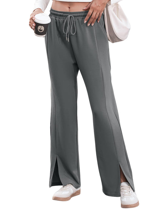 EBXN Pantalones Anchos Mujer