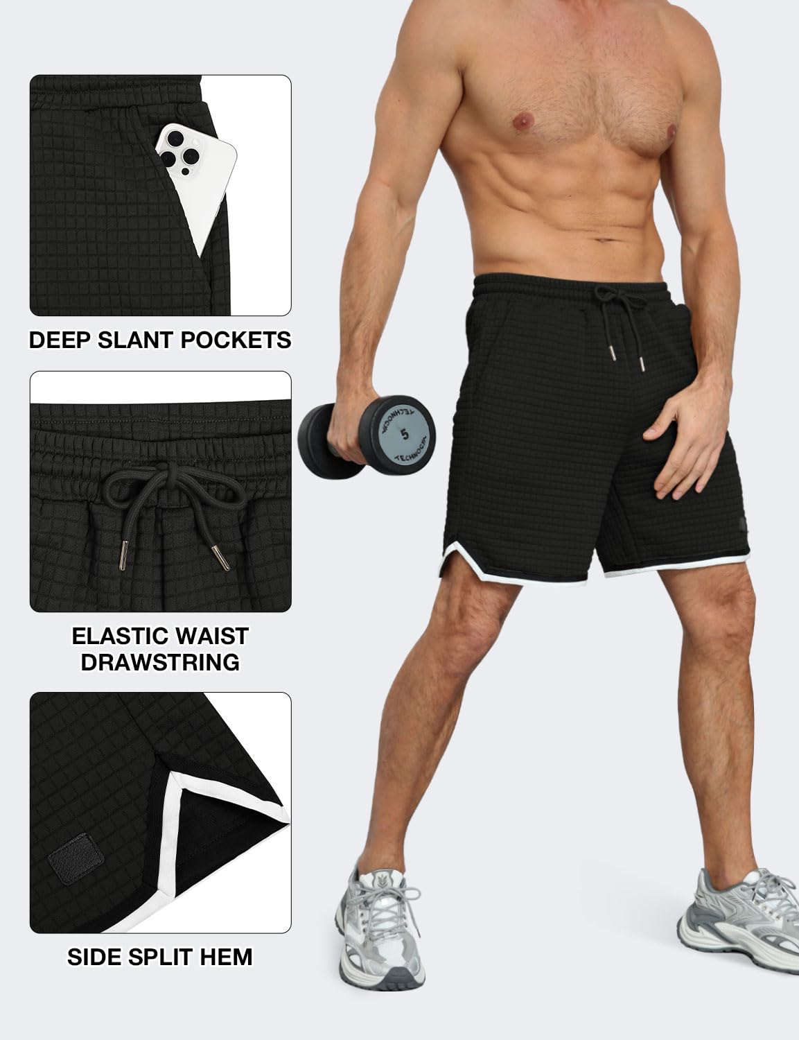 Mens Athletic Sweat Shorts