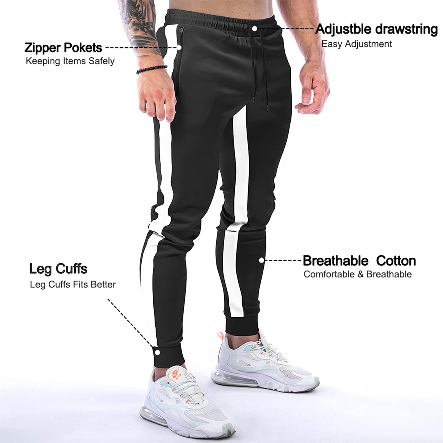 EBXN Pantalones Deportivos