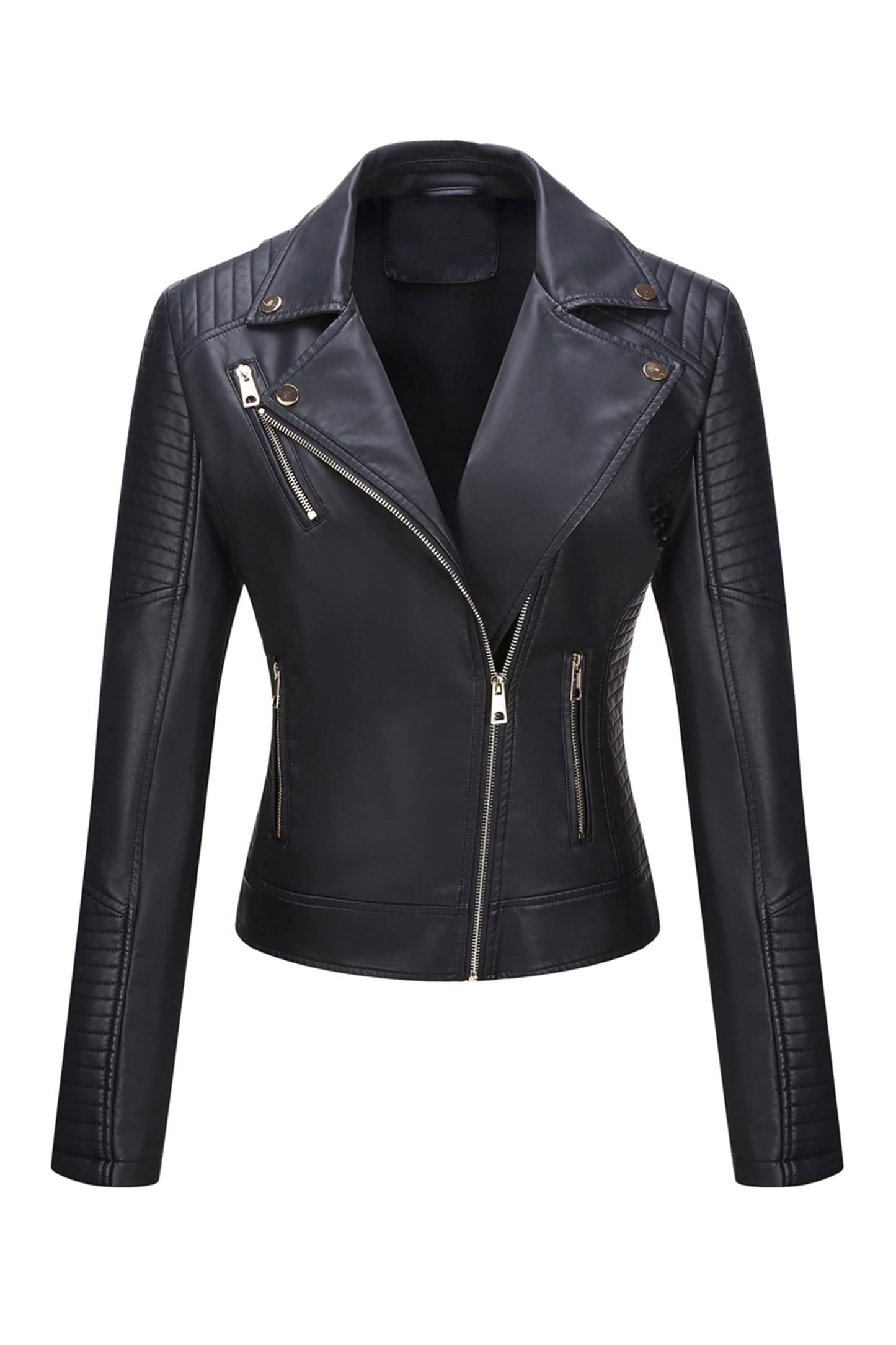 EBXN  Chaqueta Para Mujer Cuero
