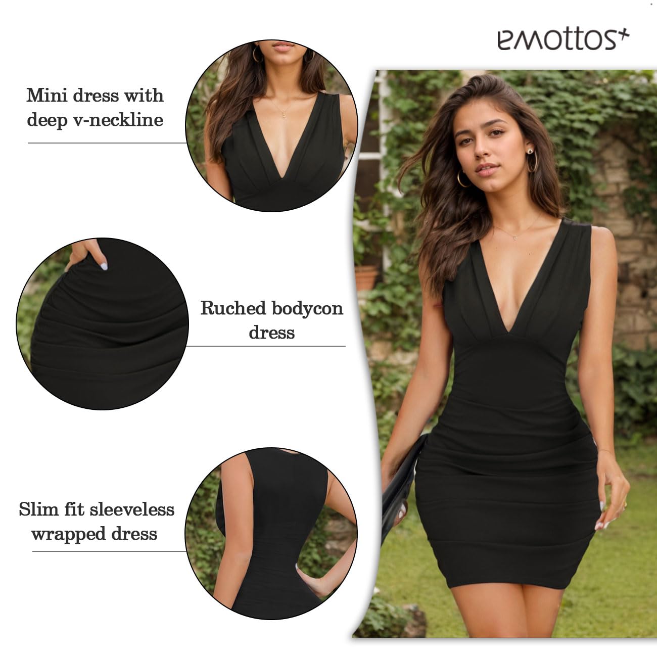 Mujeres Mini Wrap Vestido