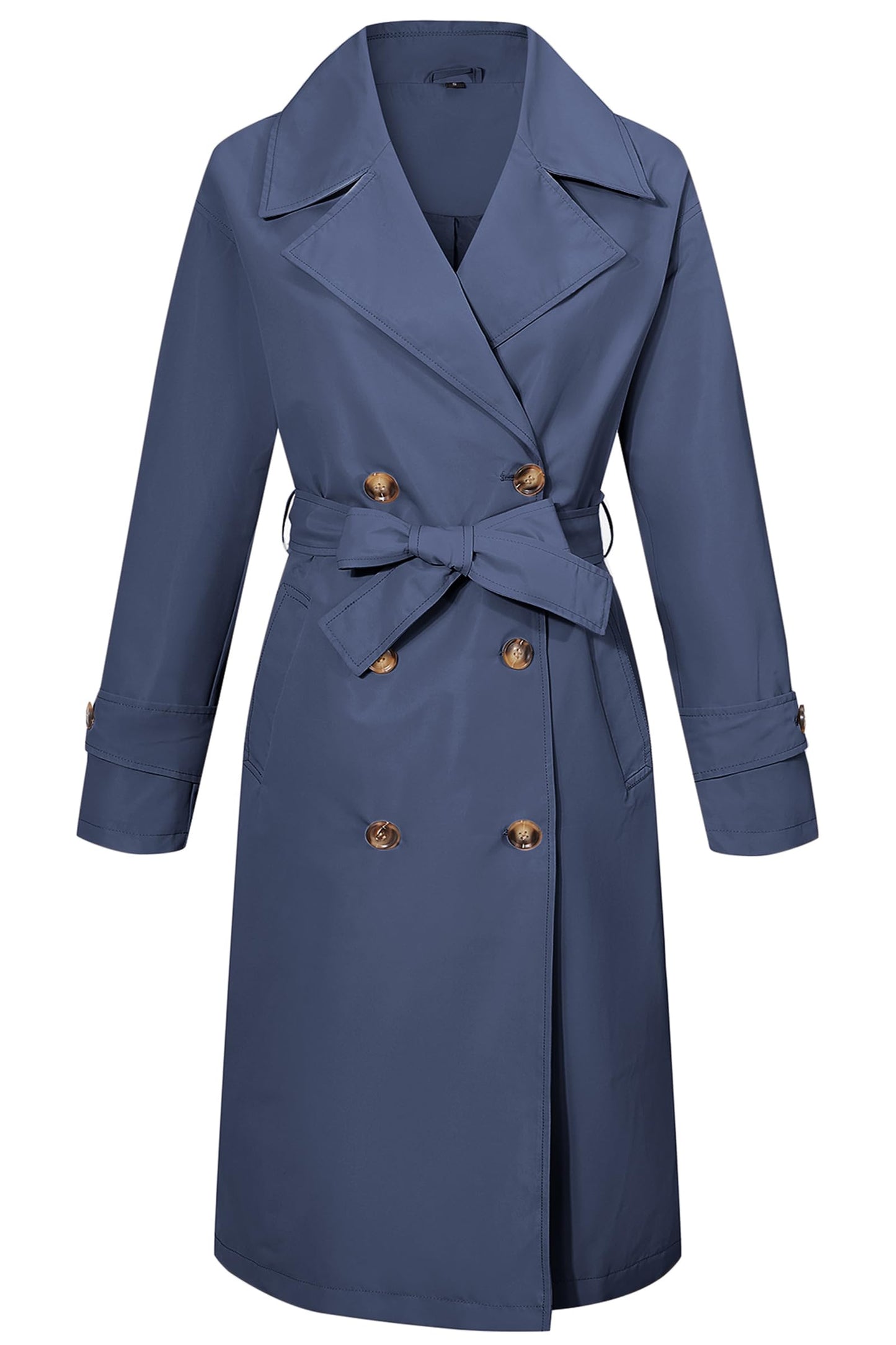 eBexxin - Women Trench Coats Loose Fit