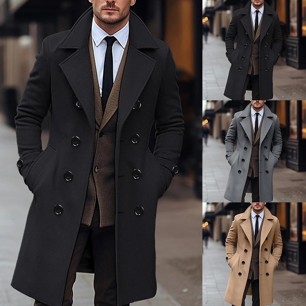 eBexxin - Men's Thick Wool Winter Coat