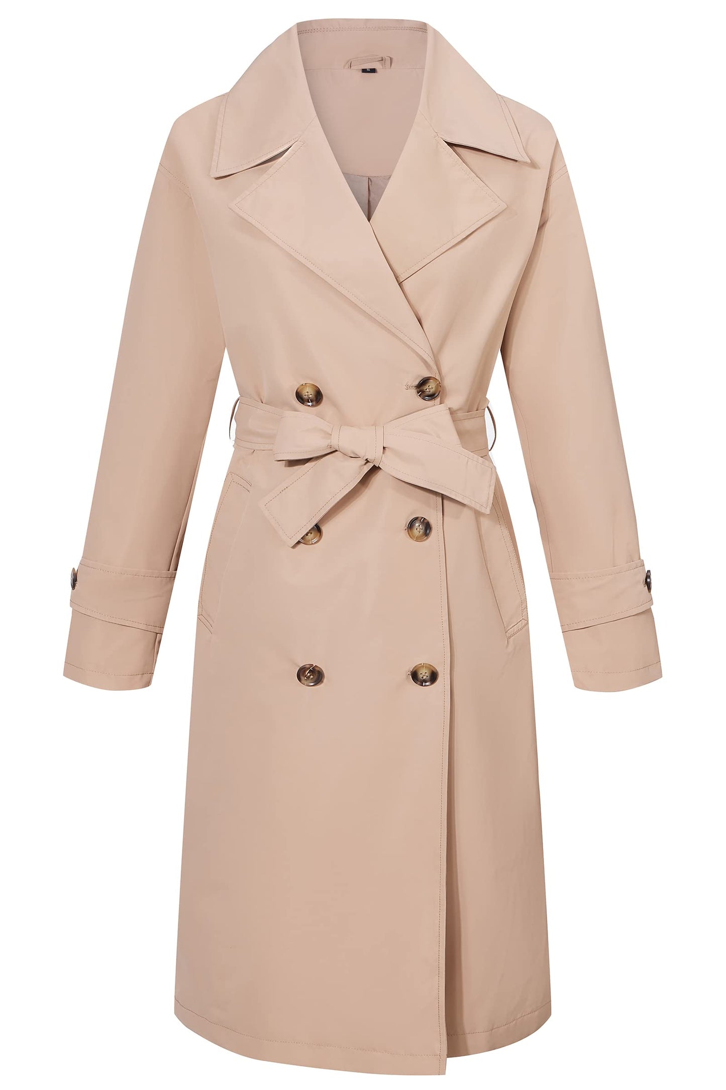 eBexxin - Women Trench Coats Loose Fit
