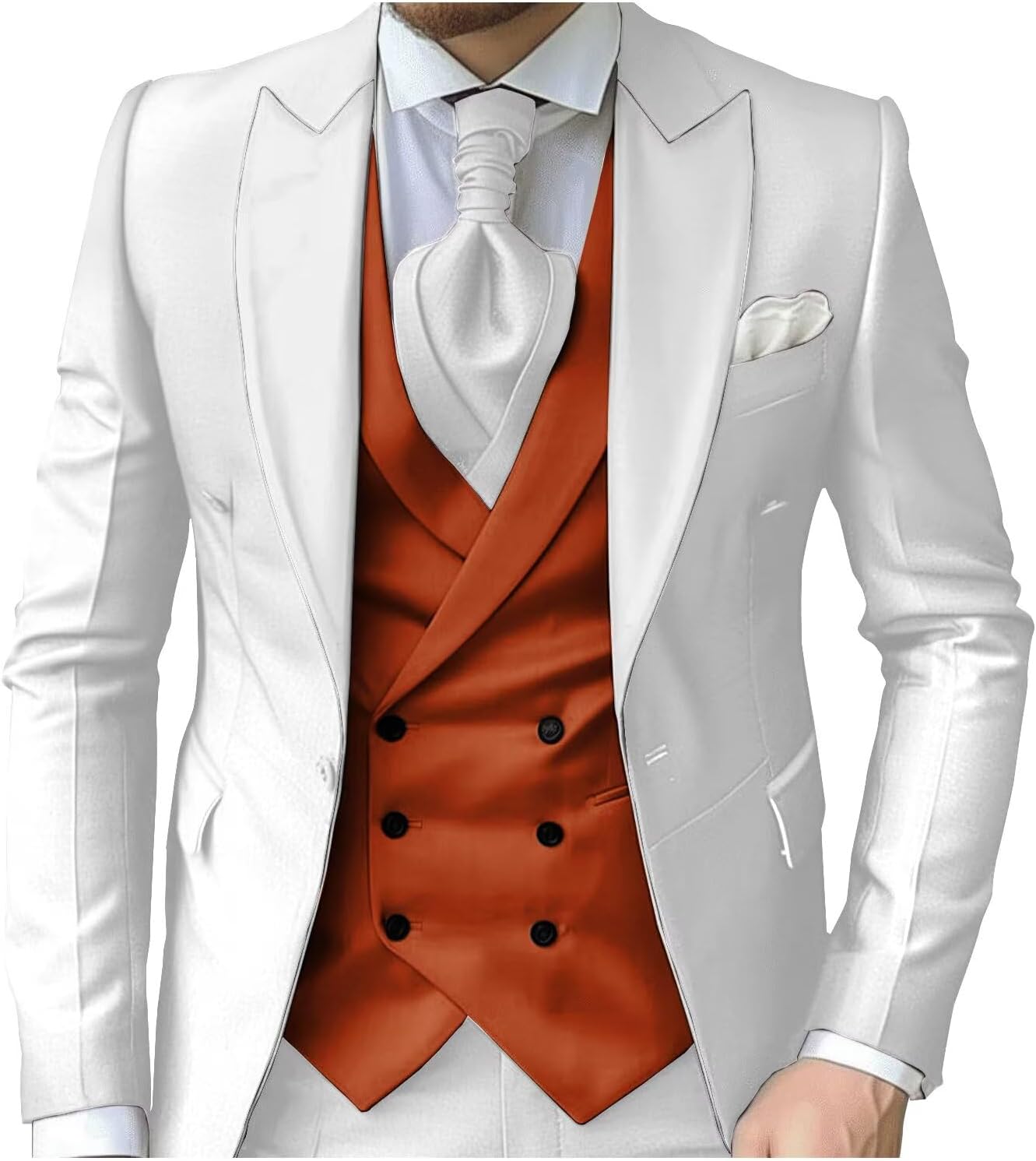 eBexxin - Suits for Men Slim Fit 3 Piece