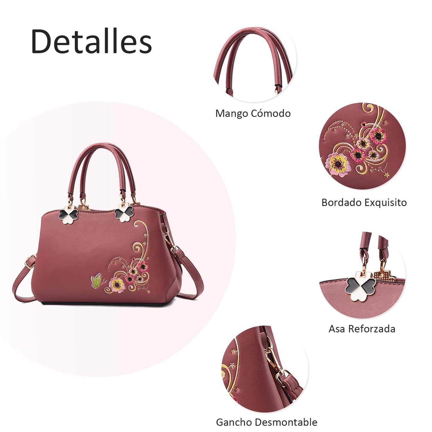 EBXN Elegante Bolsos para Mujer
