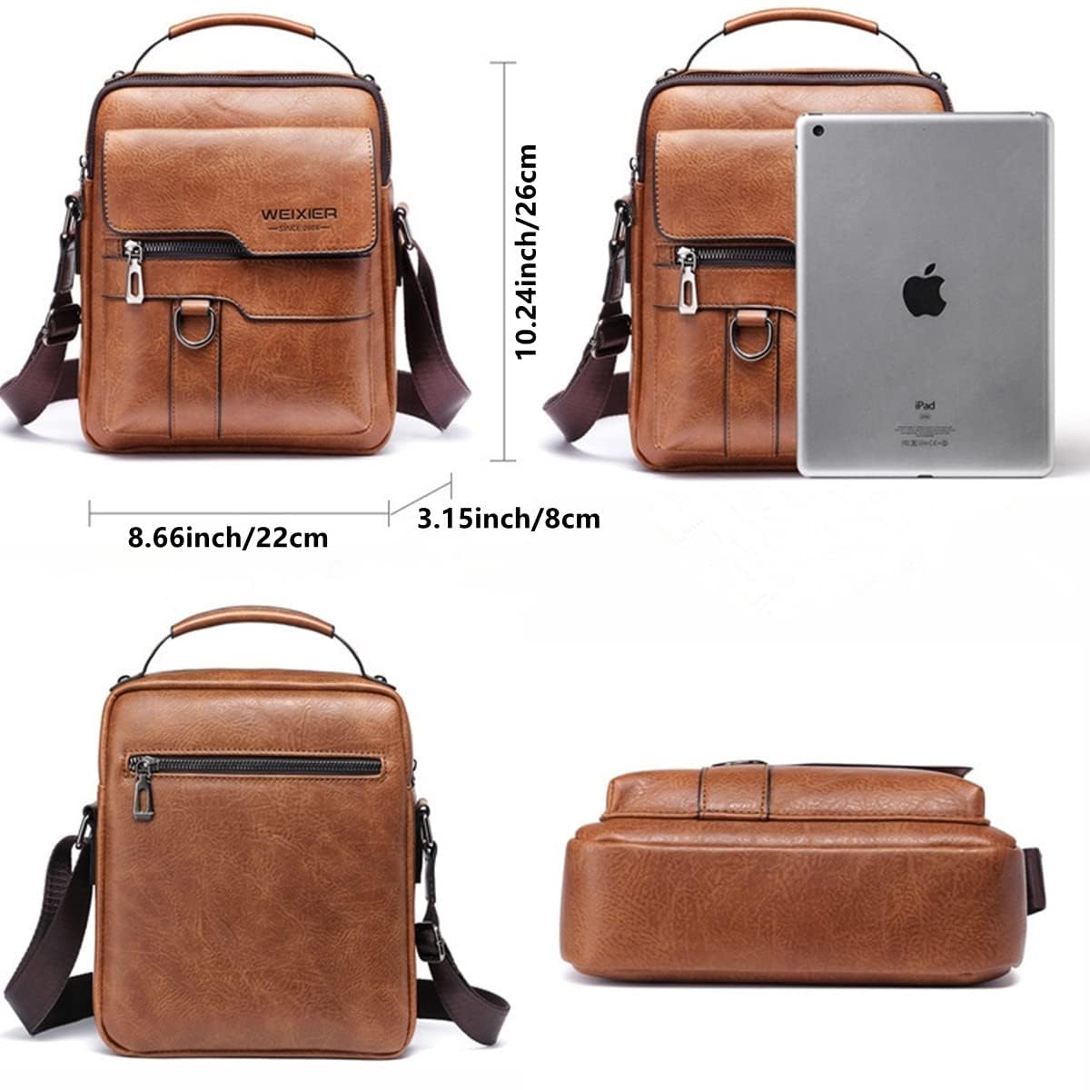 EBXN - Bolsos Bandolera para Hombre