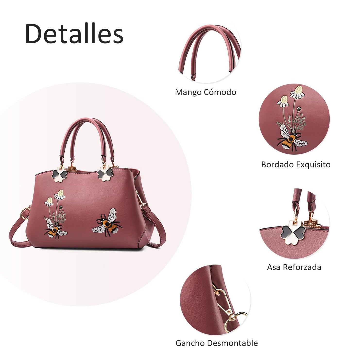 EBXN Elegante Bolsos para Mujer