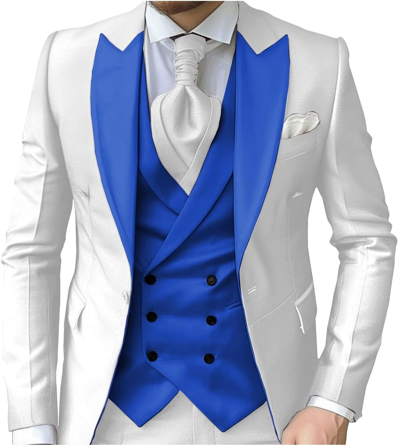 eBexxin - Suits for Men Slim Fit 3 Piece