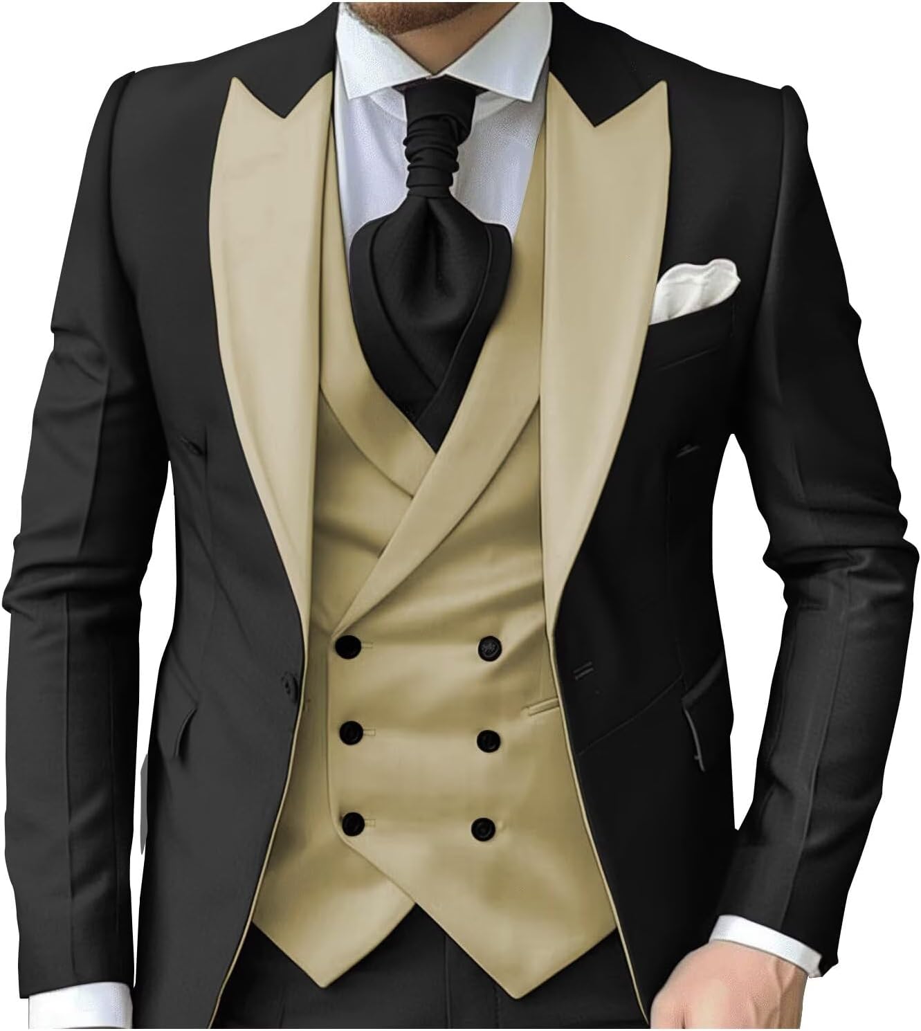 eBexxin - Suits for Men Slim Fit 3 Piece