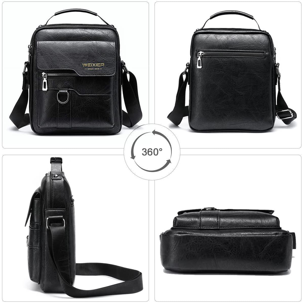 EBXN - Bolsos Bandolera para Hombre