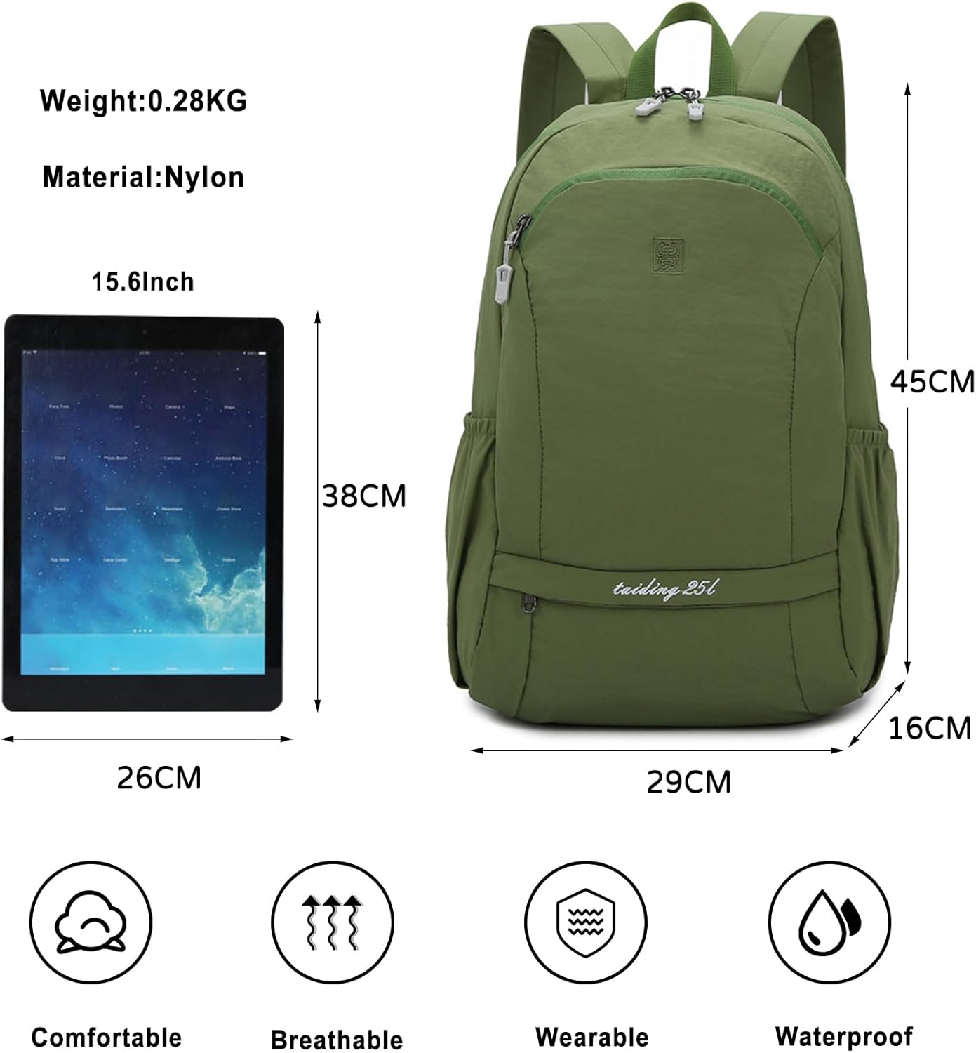 EBXN Mochila Plegable
