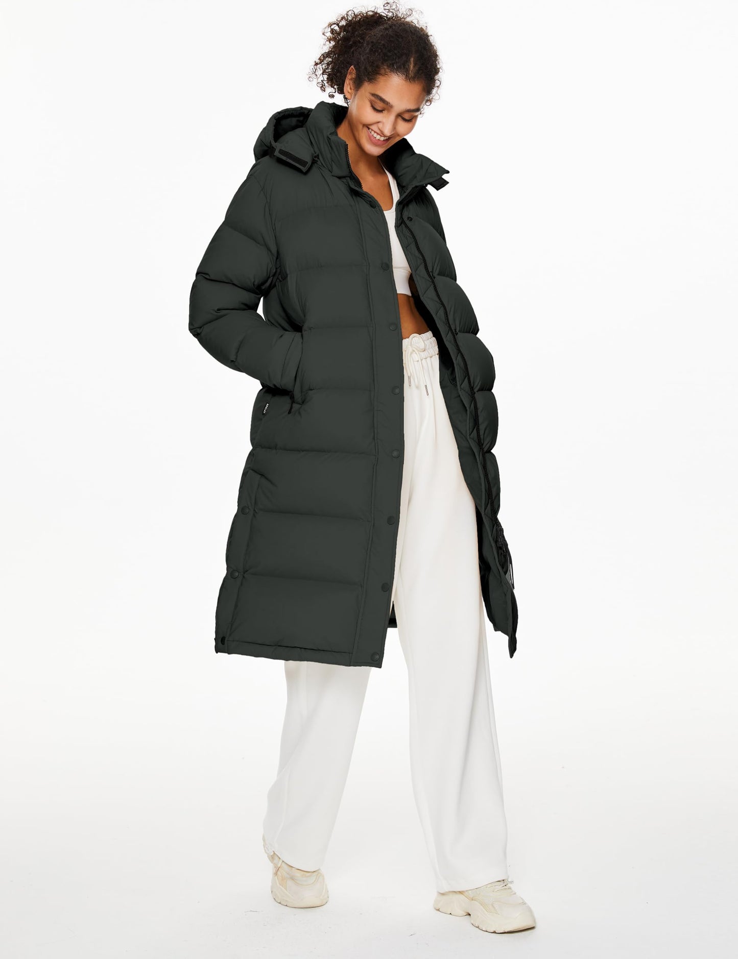 EBXN Jacket Detachable Hooded Puffer Jacket
