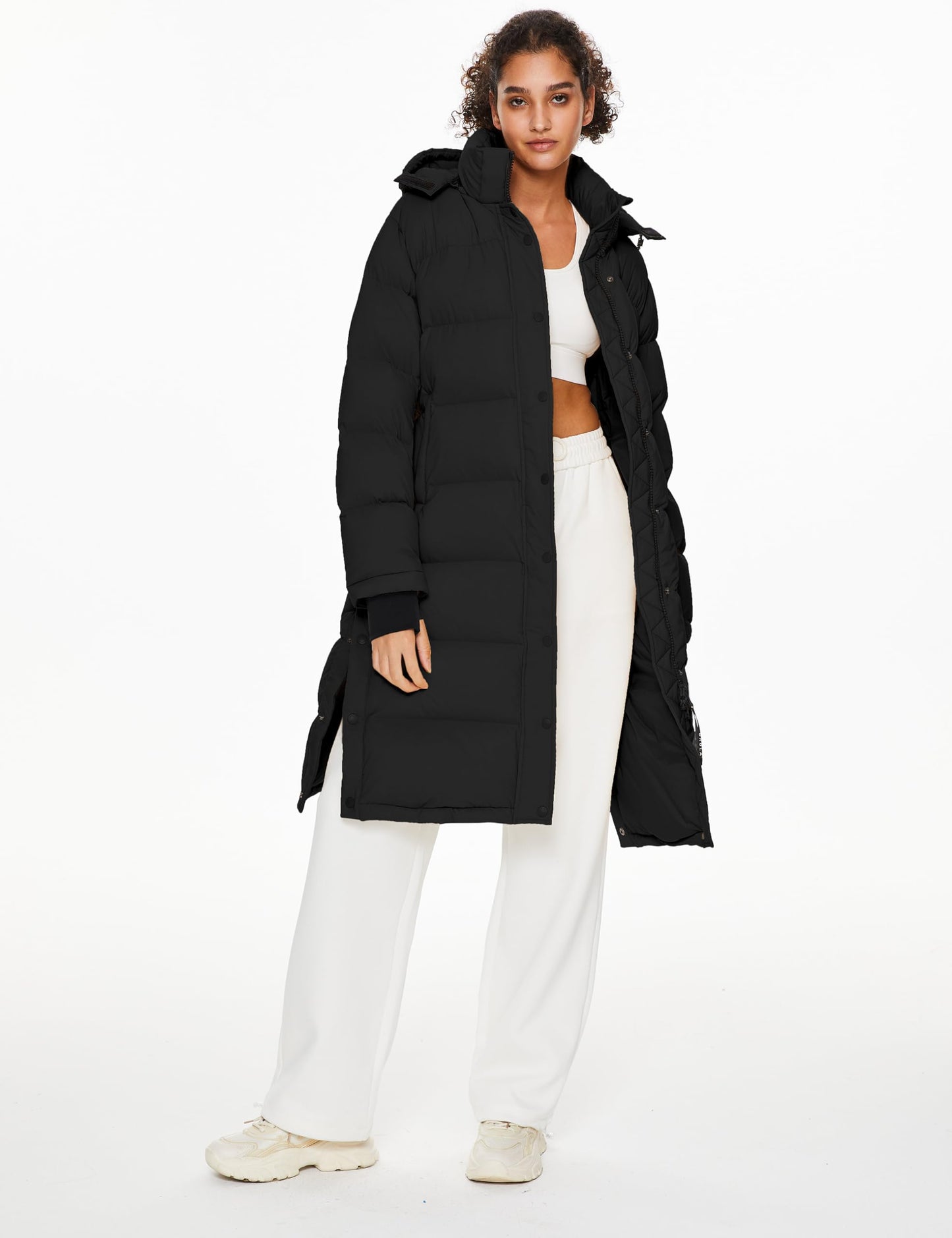EBXN Jacket Detachable Hooded Puffer Jacket