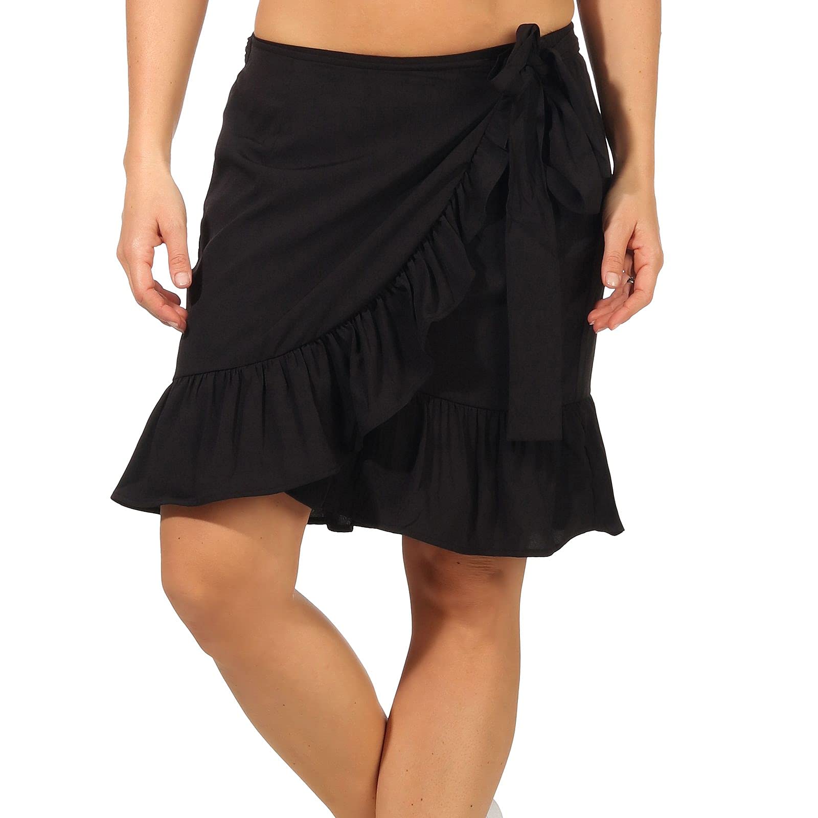 EBXN Wrap Skirt Wvn Noos Falda para Mujer
