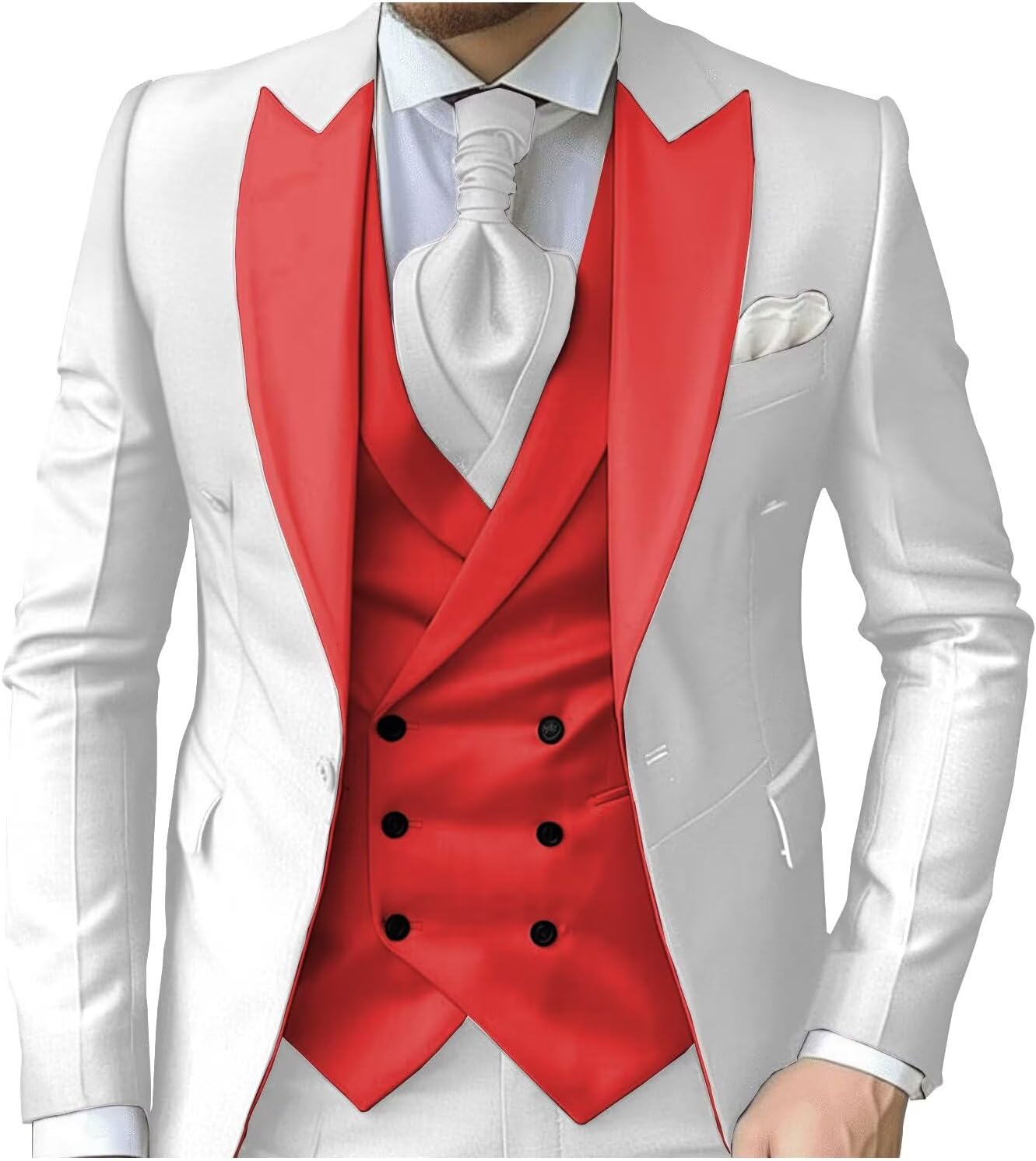 eBexxin - Suits for Men Slim Fit 3 Piece