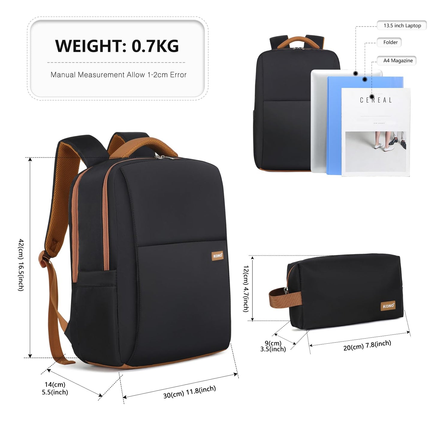 EBXN Mochila para Ordenador Portatil