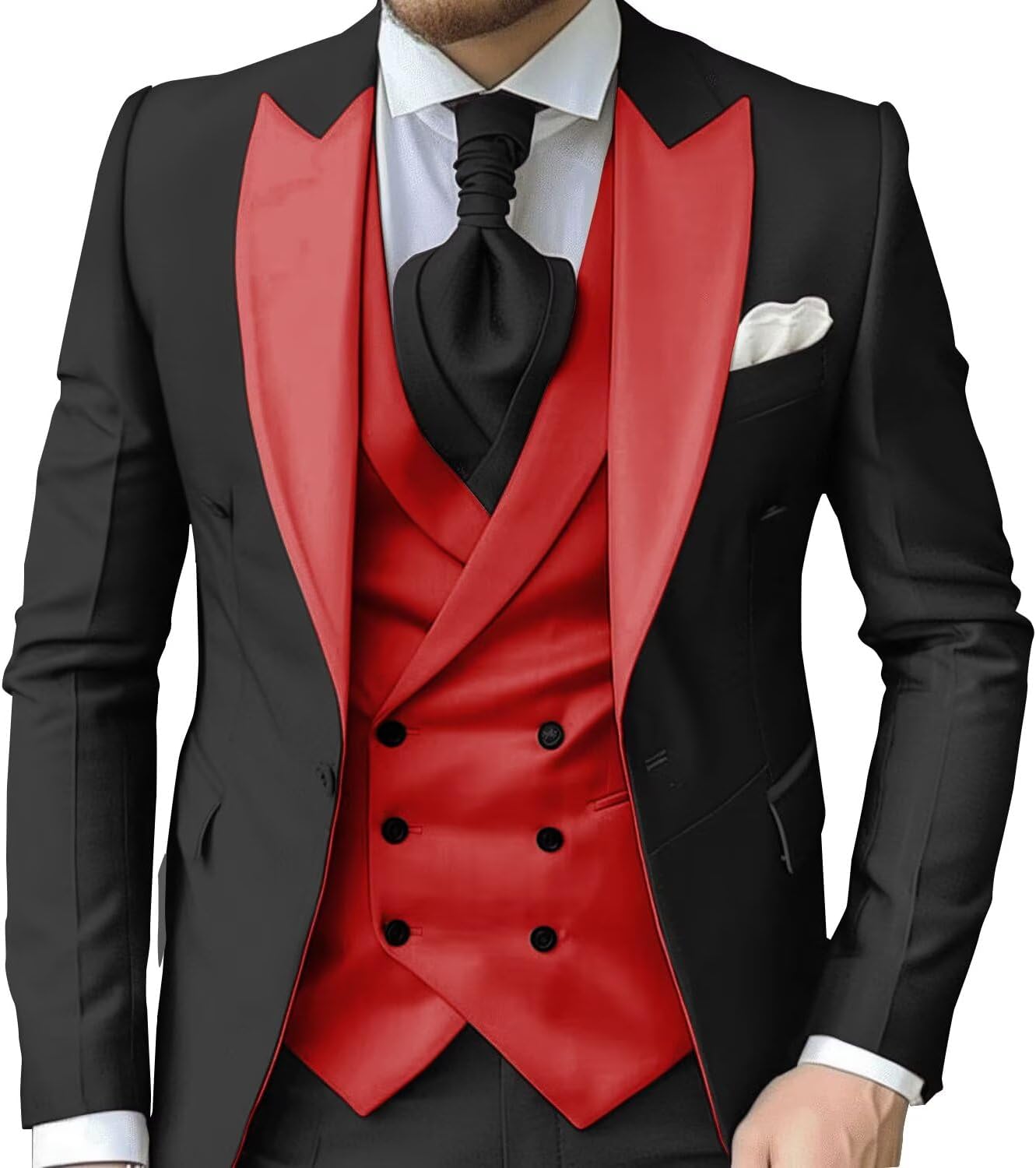 eBexxin - Suits for Men Slim Fit 3 Piece