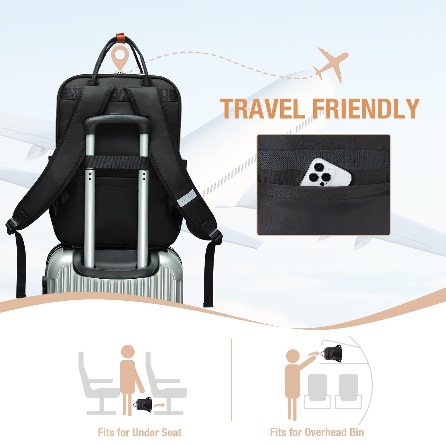 EBXN Mochila para Ordenador Portátil
