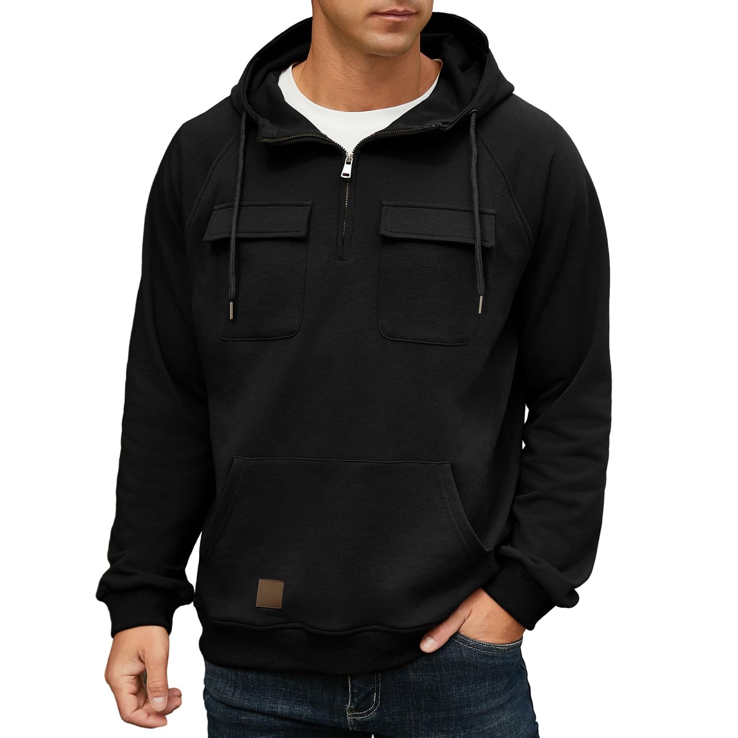 EBXN Men's Cargo Hoodies