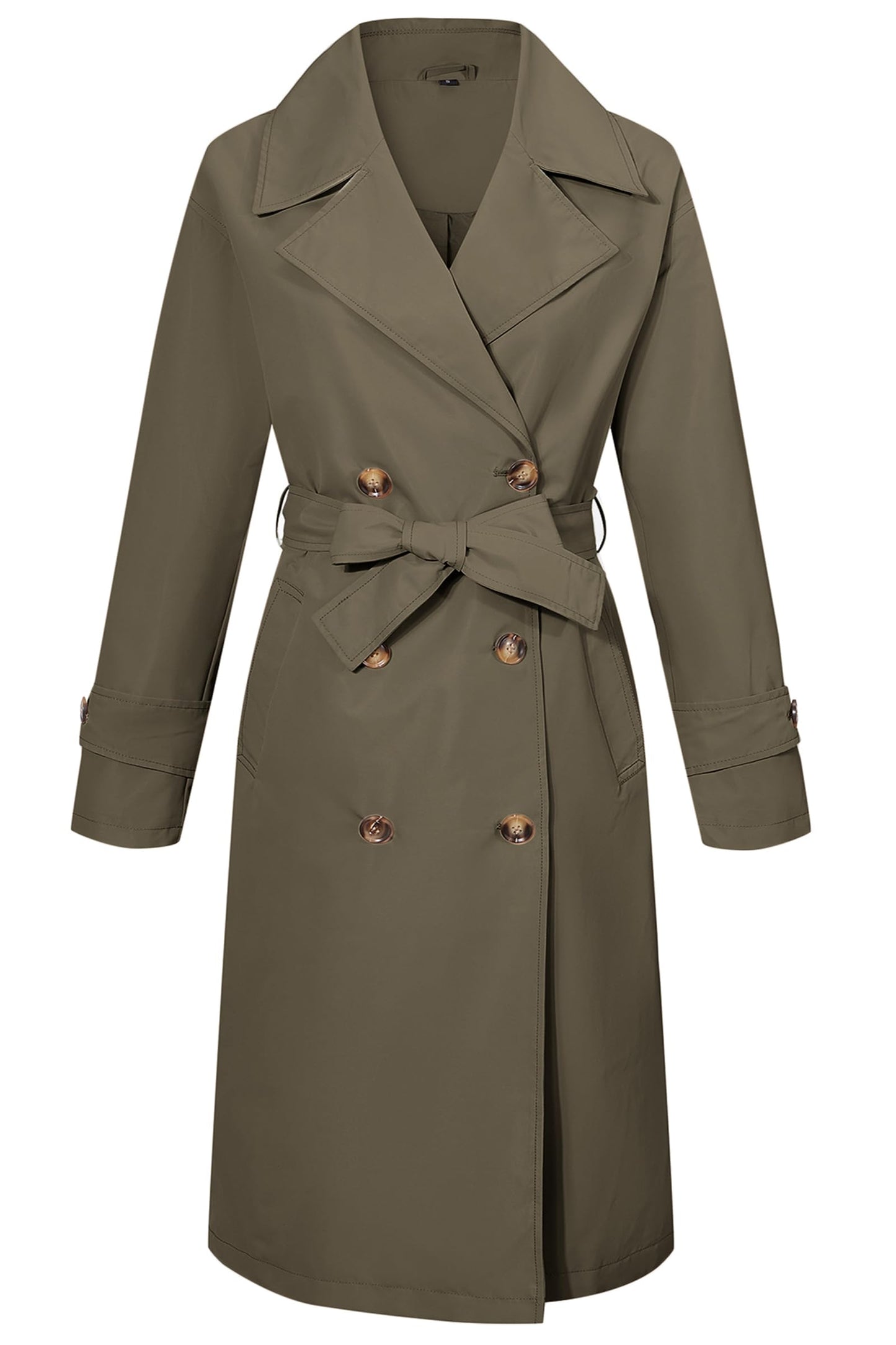 eBexxin - Women Trench Coats Loose Fit