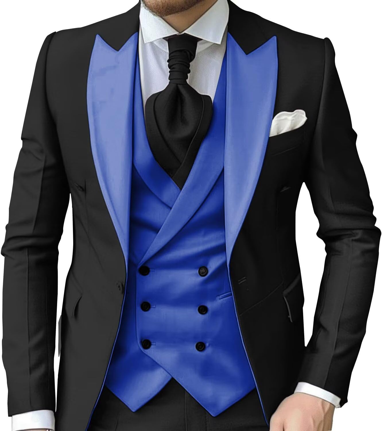 eBexxin - Suits for Men Slim Fit 3 Piece