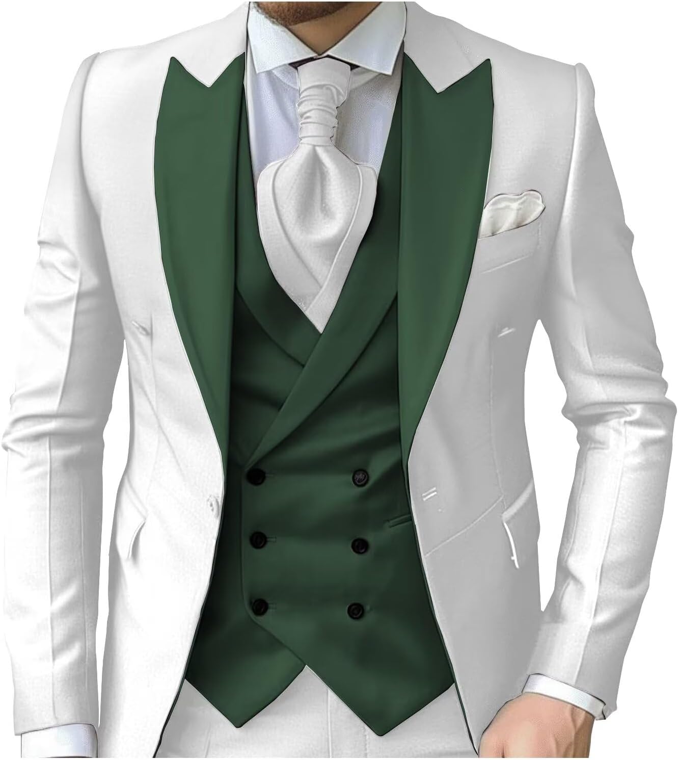eBexxin - Suits for Men Slim Fit 3 Piece