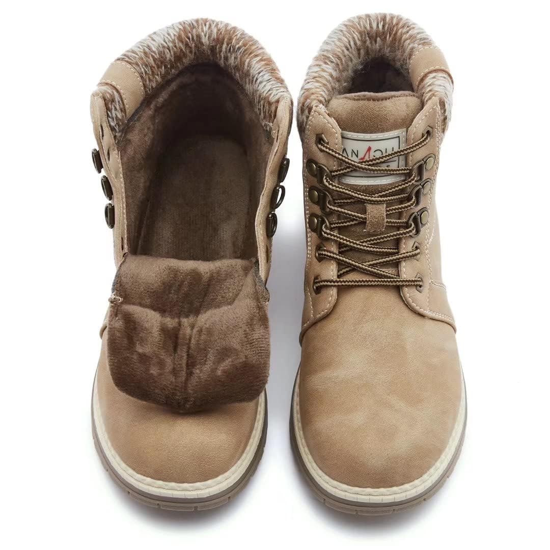 EBXN Casual Winter Hiking Boots For Women