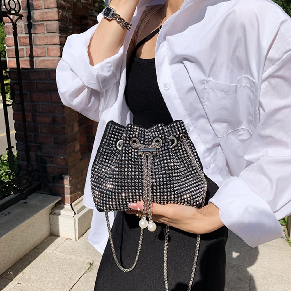EBXN Bolso Mujer Pequeña Brillante