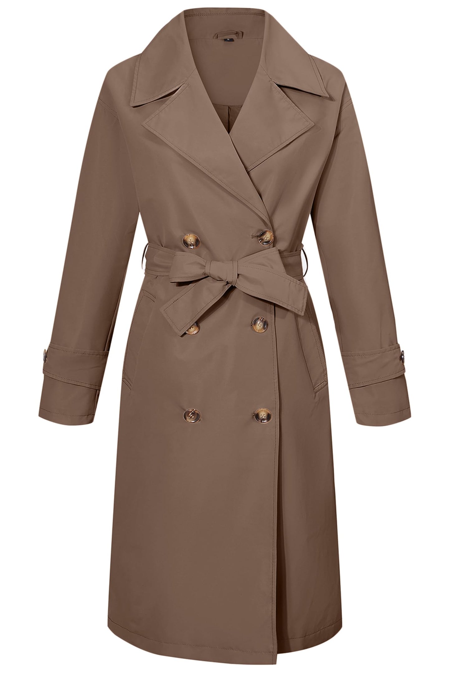 eBexxin - Women Trench Coats Loose Fit