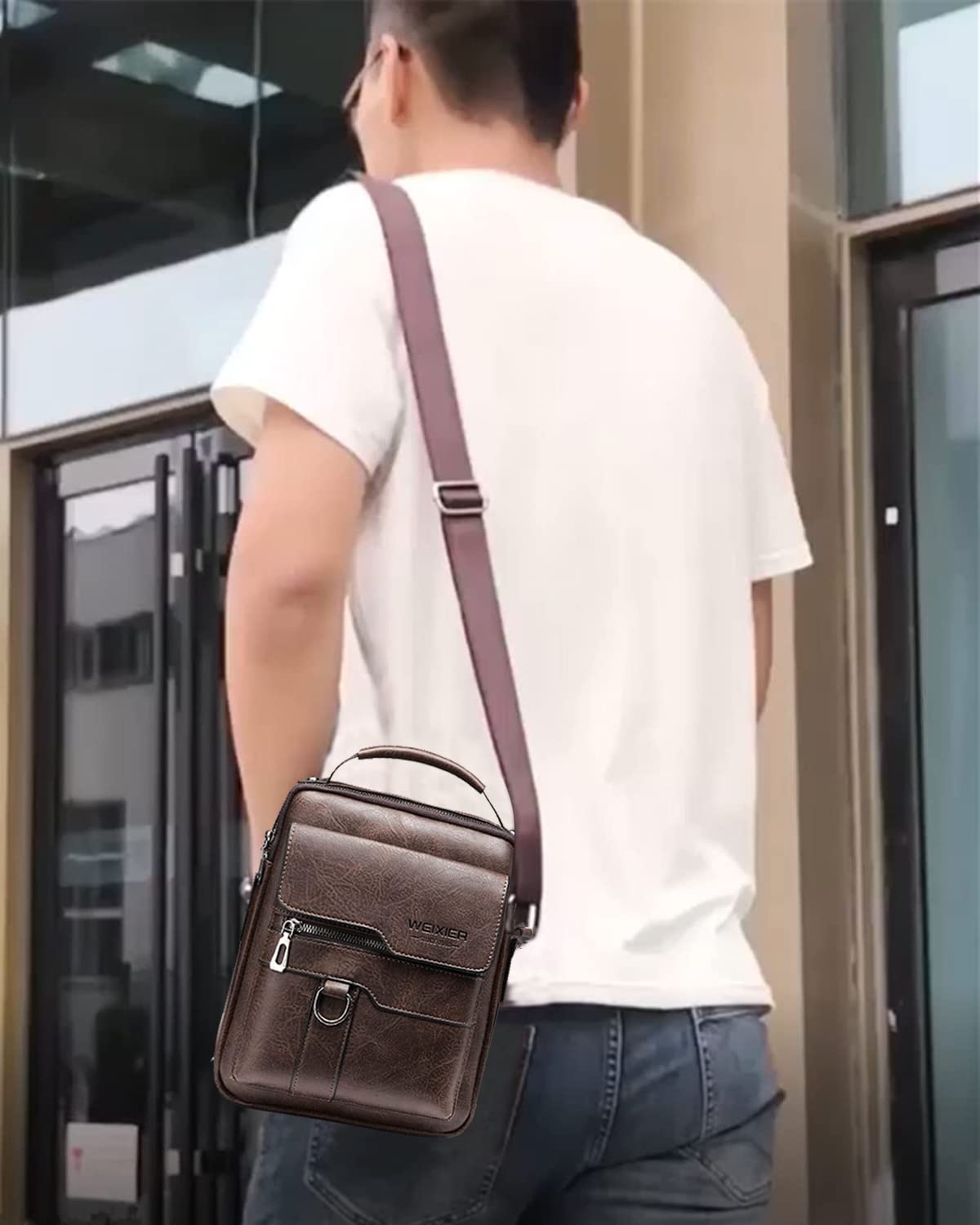 EBXN - Bolsos Bandolera para Hombre