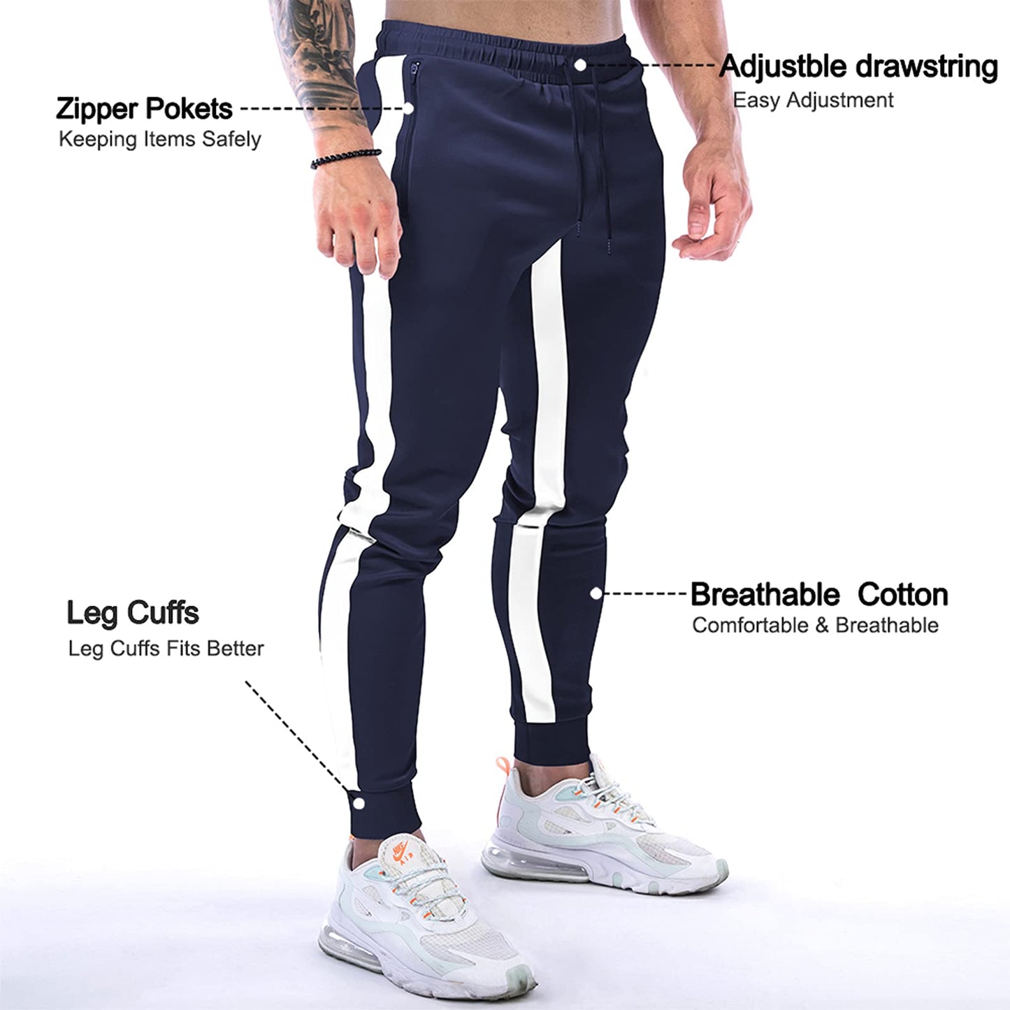 EBXN Pantalones Deportivos